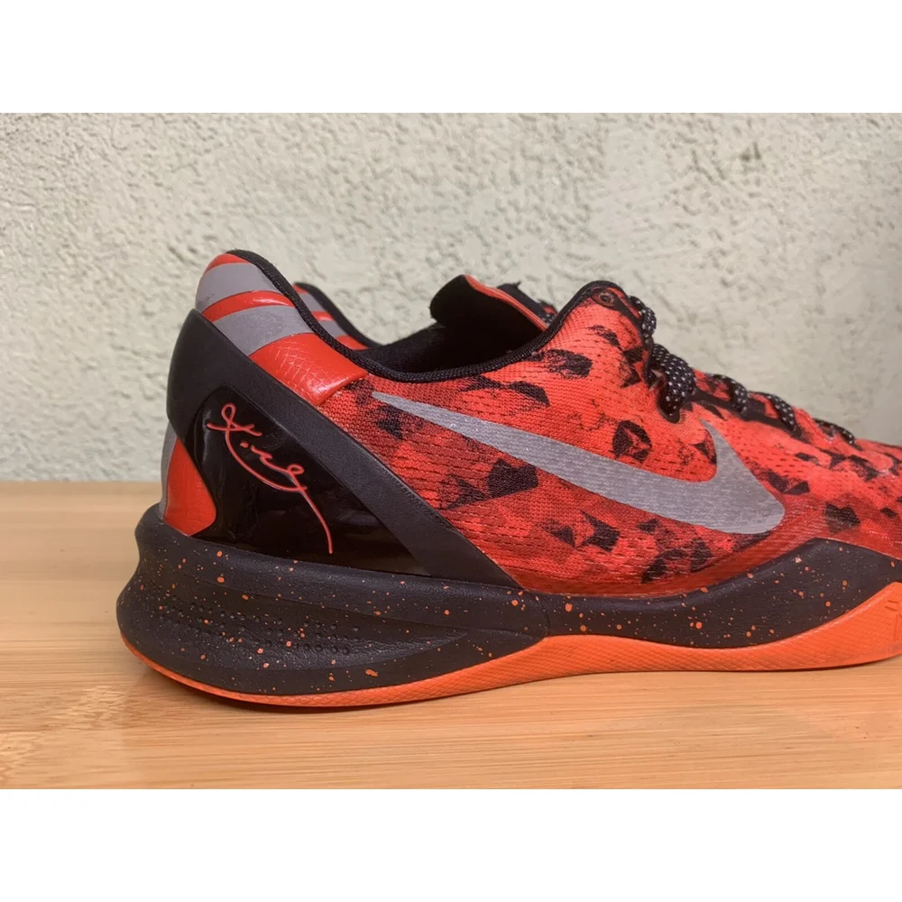 Nike Kobe‎ 8 VIII System Challenge Sz 11 Red Silver Orange 555035-600